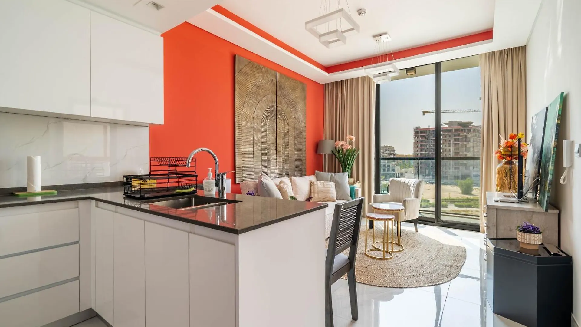 Luxury 1Br Pool View Flat W Gym In Samana Hills Apartment Dubai